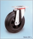 Koła i zestawy kołowe z oponami z gumy standardowej pełnej. Seria GK i GB